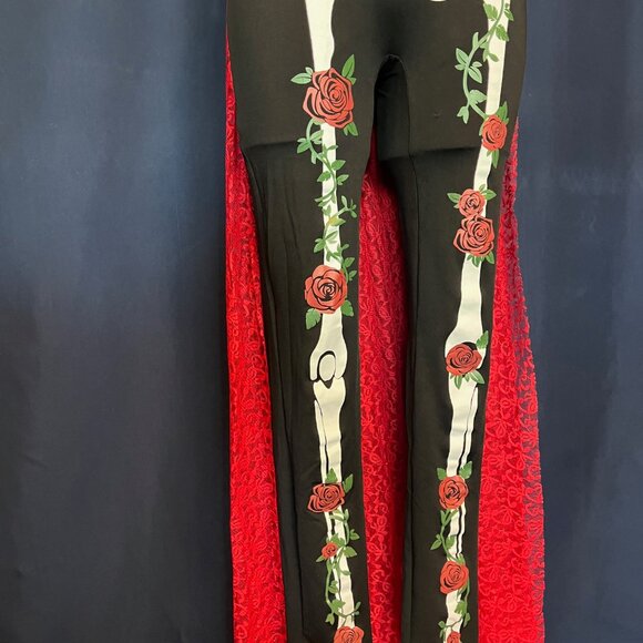 full-body skeleton body suit Adult Death Becomes Her Costume - Picture 8 of 16